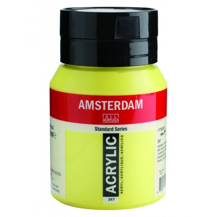 Talens Amsterdam Akrilik Boya 500 ml. 267 Azo Yellow Lemon