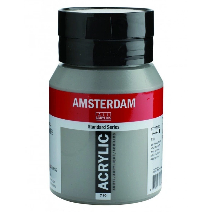 Talens Amsterdam Akrilik Boya 500 ml. 710 Neutral Grey