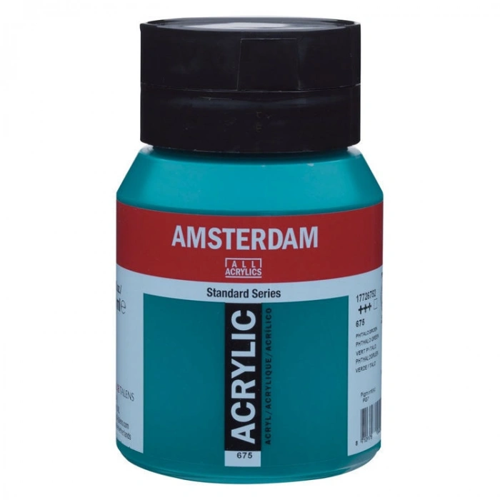 Talens Amsterdam Akrilik Boya 500 ml. 675 Phthalo Green