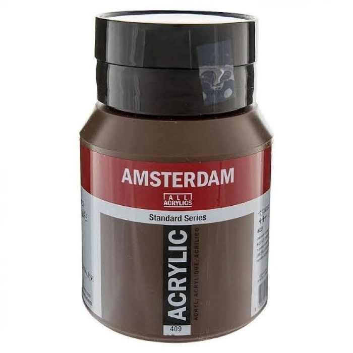Talens Amsterdam Akrilik Boya 500 ml. 409 Burnt Umber
