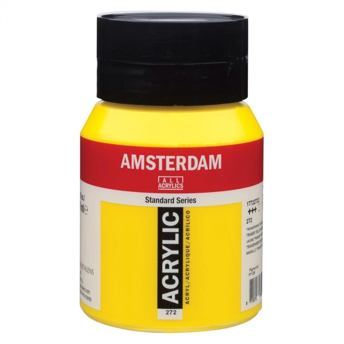 Talens Amsterdam Akrilik Boya 500 ml. 272 Transparent Yellow Medium