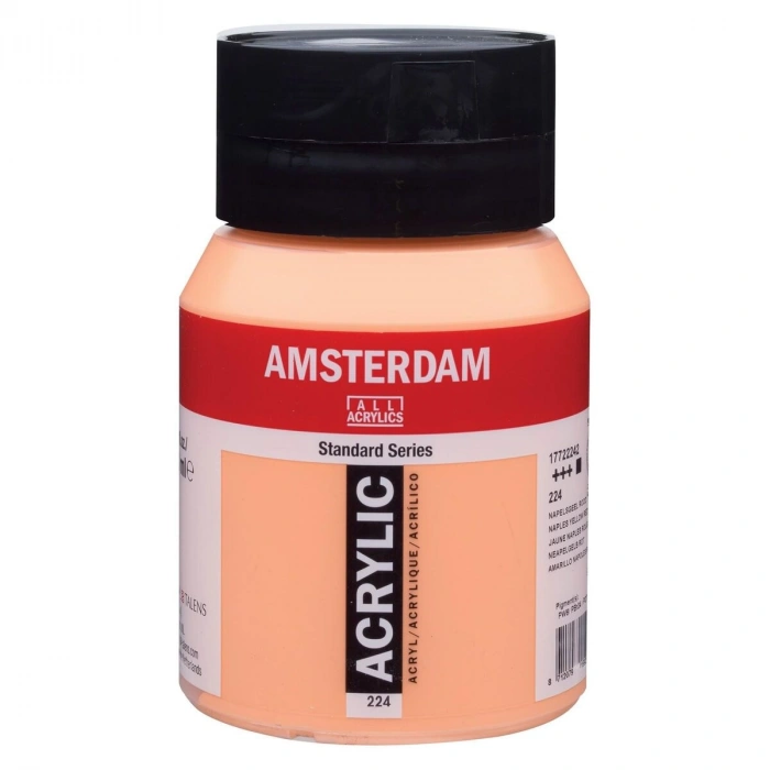Talens Amsterdam Akrilik Boya 500 ml. 224 Naples Yellow Red