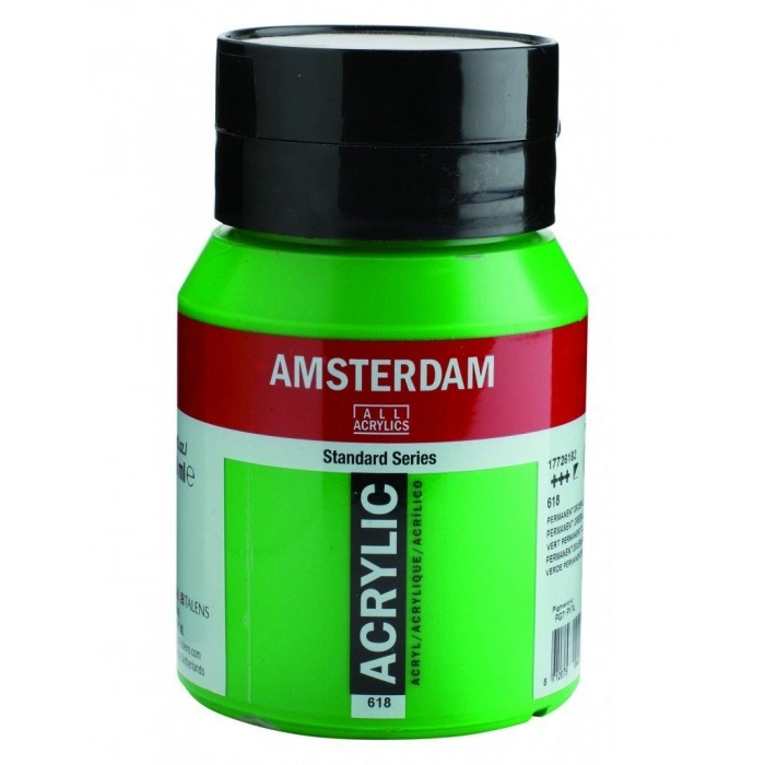 Talens Amsterdam Akrilik Boya 500 ml. 618 Permanent Green Light