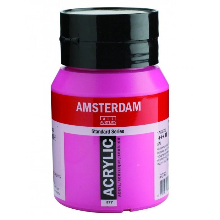 Talens Amsterdam Akrilik Boya 500 ml. 577 Permanent Red Violet Light