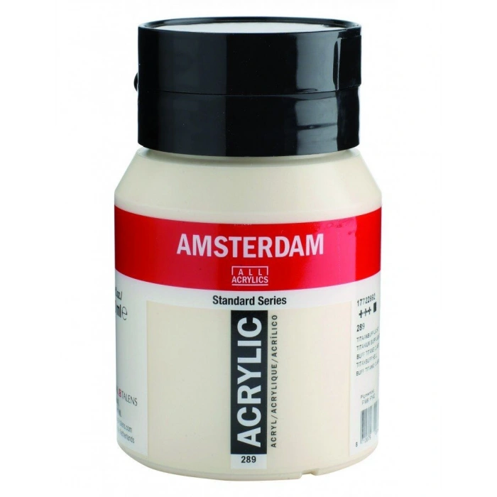 Talens Amsterdam Akrilik Boya 500 ml. 289 Titanium Buff Light