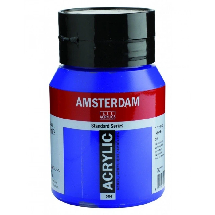 Talens Amsterdam Akrilik Boya 500 ml. 504 Ultramarine