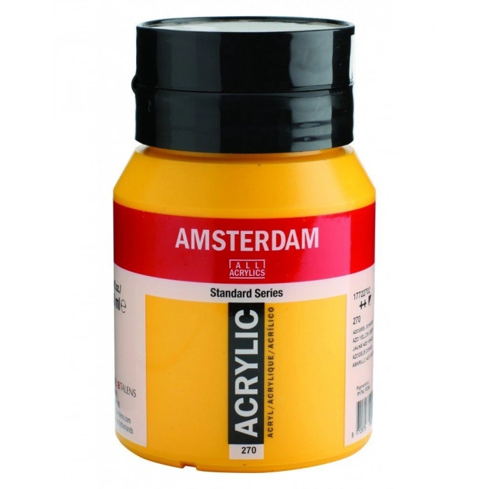 Talens Amsterdam Akrilik Boya 500 ml. 270 Azo Yellow Deep