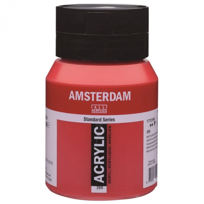 Talens Amsterdam Akrilik Boya 500 ml. 399 Naphthol Red Deep