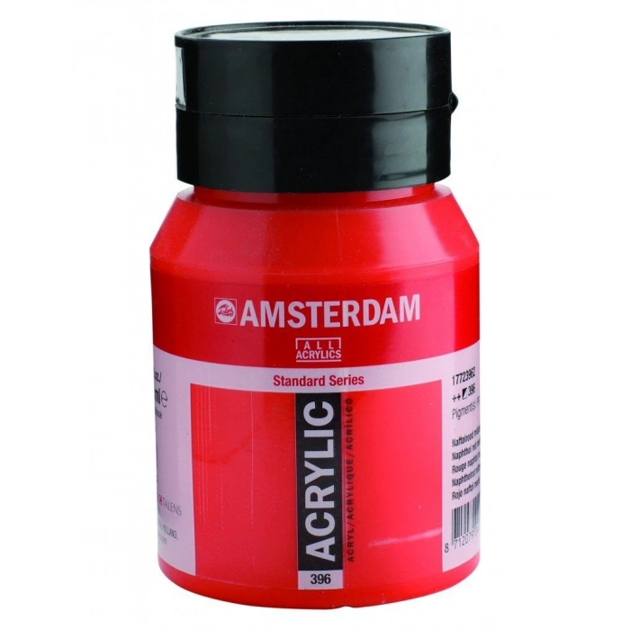 Talens Amsterdam Akrilik Boya 500 ml. 396 Naphtol Red Medium