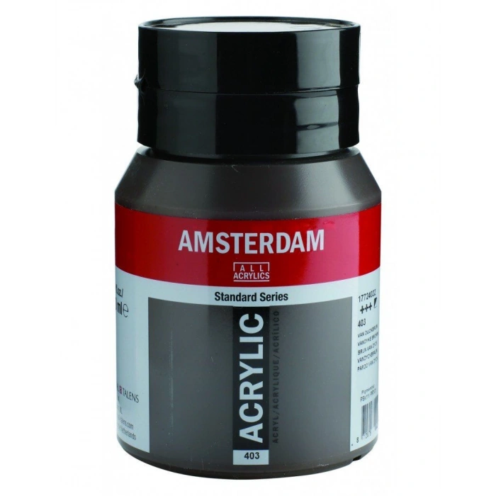 Talens Amsterdam Akrilik Boya 500 ml. 403 Vandyke Brown