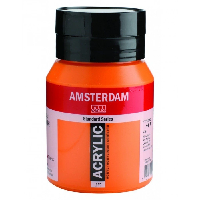 Talens Amsterdam Akrilik Boya 500 ml. 276 Orange Azo