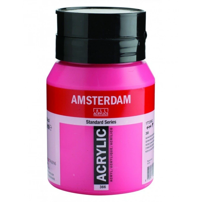 Talens Amsterdam Akrilik Boya 500 ml. 366 Quinacridone Rose