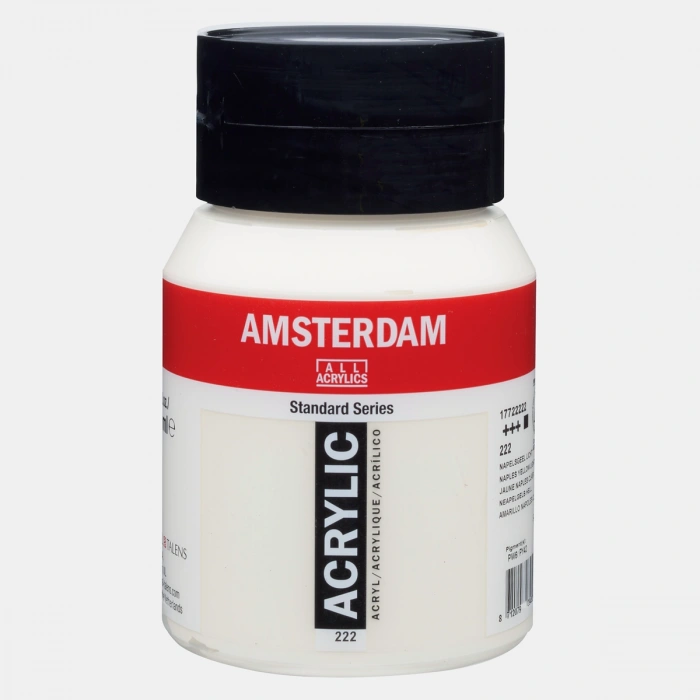 Talens Amsterdam Akrilik Boya 500 ml. 222 Naples Yellow Light