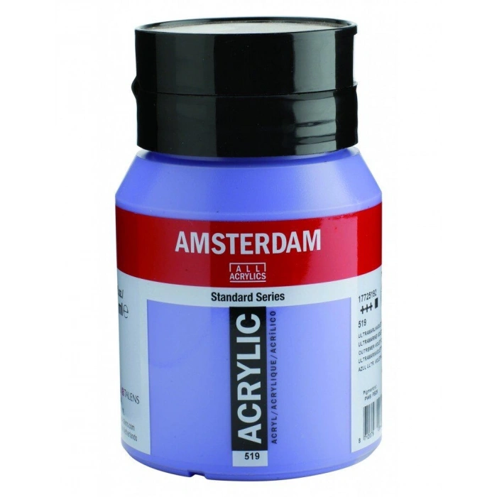 Talens Amsterdam Akrilik Boya 500 ml. 519 Ultramarine Violet Light