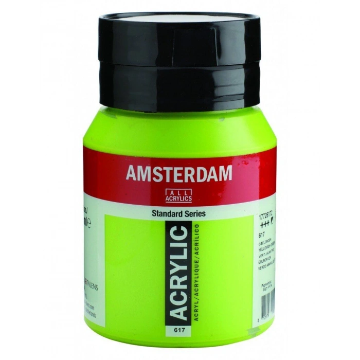 Talens Amsterdam Akrilik Boya 500 ml. 617 Yellowish Green