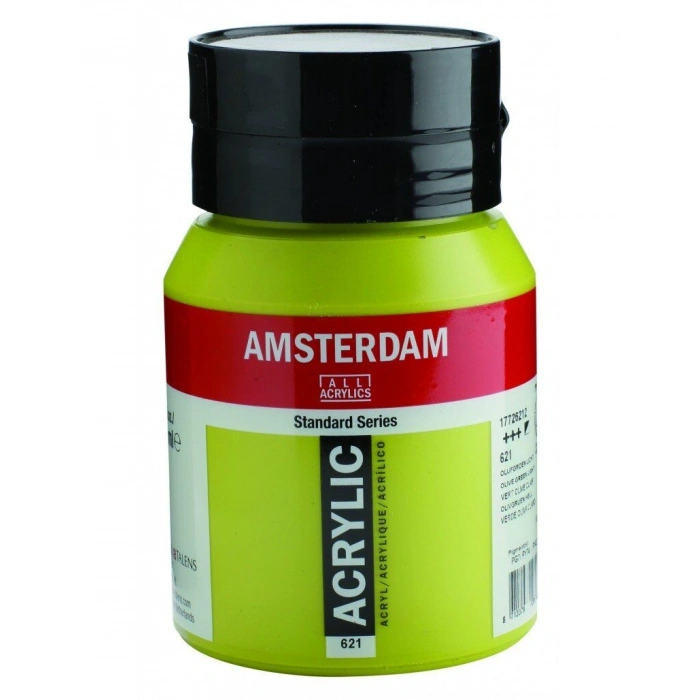 Talens Amsterdam Akrilik Boya 500 ml. 621 Olive Green Light
