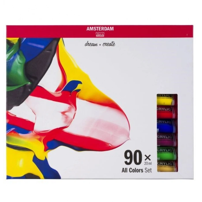 Talens Amsterdam Akrilik Boya Seti 90 Renk x 20 ml.