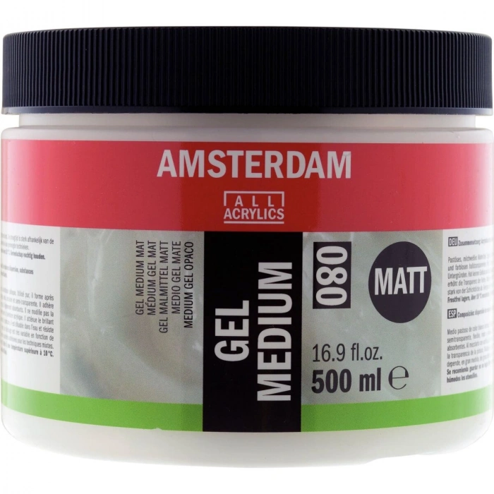 Talens Amsterdam Gel Medium Matt 080 Mat Jel Medyum 500 ml.