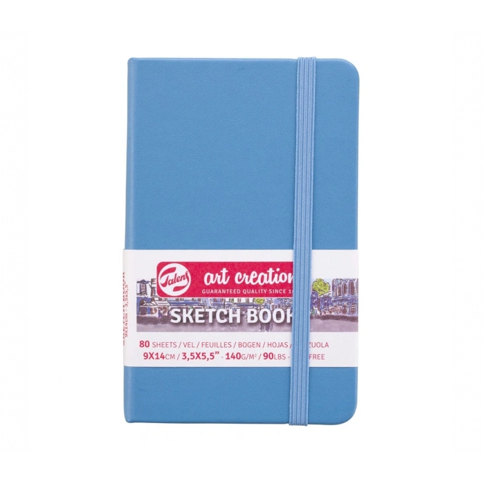 Talens Art Creation Eskiz Bloğu Sert Kapak 140gr 9x14cm Mavi 80yp