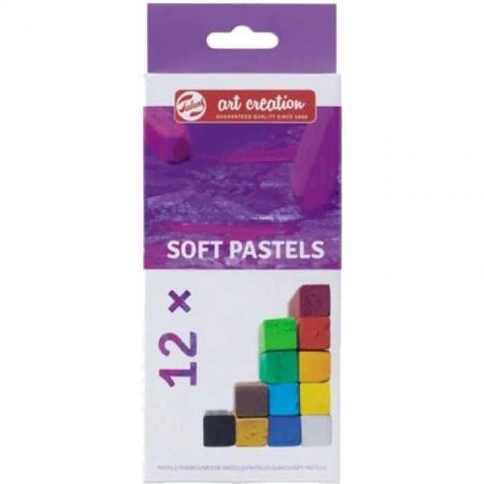 Talens Art Creation Soft Toz Pastel 12 Renk Karton Kutu (RT9029012M)