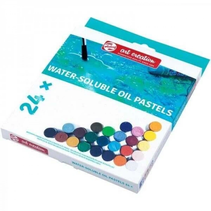 Talens Art Creation Watersoluble Oil Pastel Set Sulandırılabilir Pastel Boya Seti 24 Renk