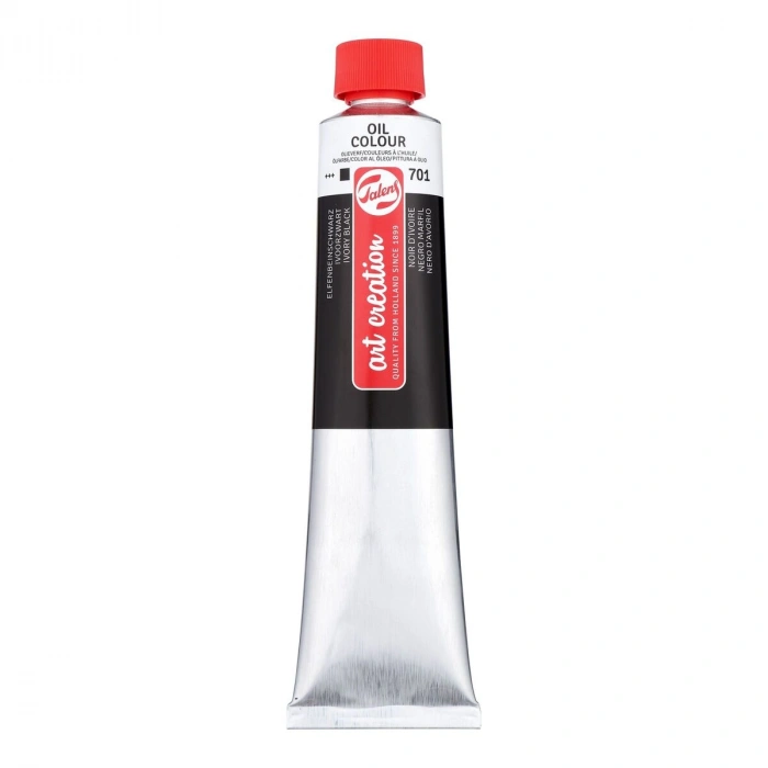 Talens Art Creation Yağlı Boya 200 ml. 701 Ivory Black