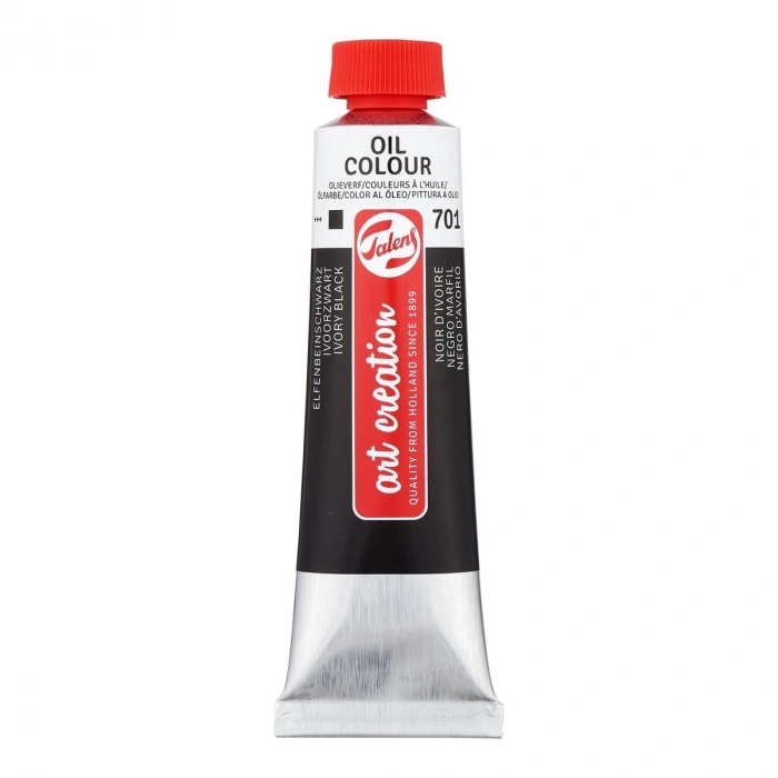Talens Art Creation Yağlı Boya 40 ml. 701 Ivory Black