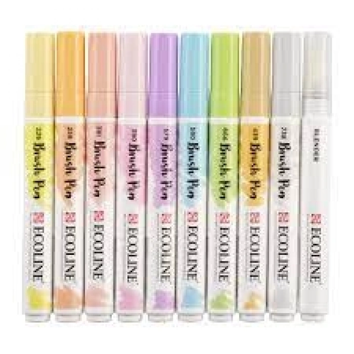 Talens Ecoline Brush Pen 10lu Pastel