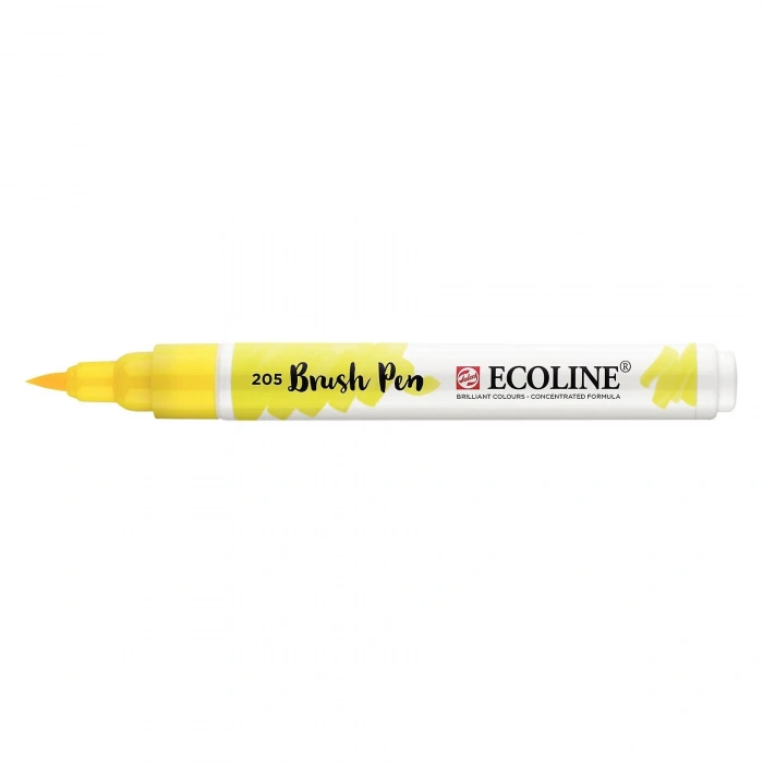 Talens Ecoline Brush Pen Fırça Uçlu Kalem 205 Lemon Yellow
