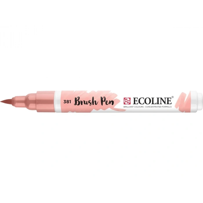 Talens Ecoline Brush Pen Fırça Uçlu Kalem 381 Pastel Red