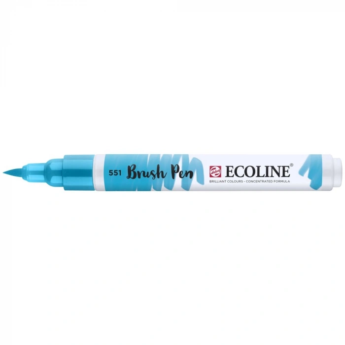 Talens Ecoline Brush Pen Fırça Uçlu Kalem 551 Sky Blue Light
