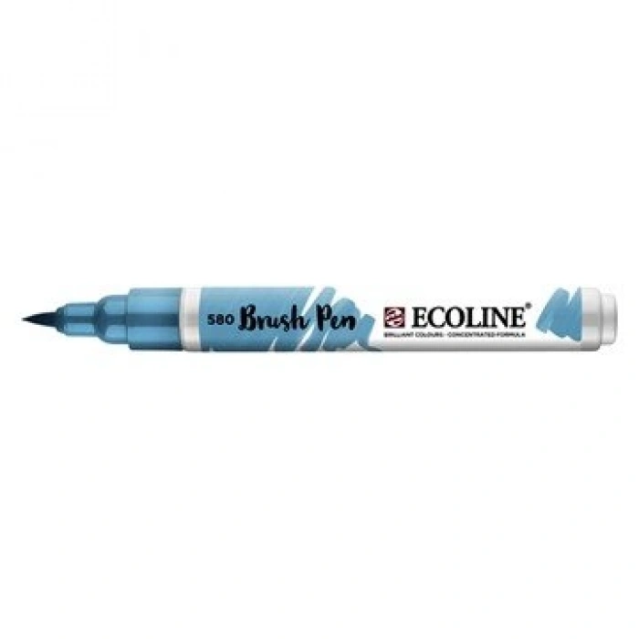 Talens Ecoline Brush Pen Fırça Uçlu Kalem 580 Pastel Blue