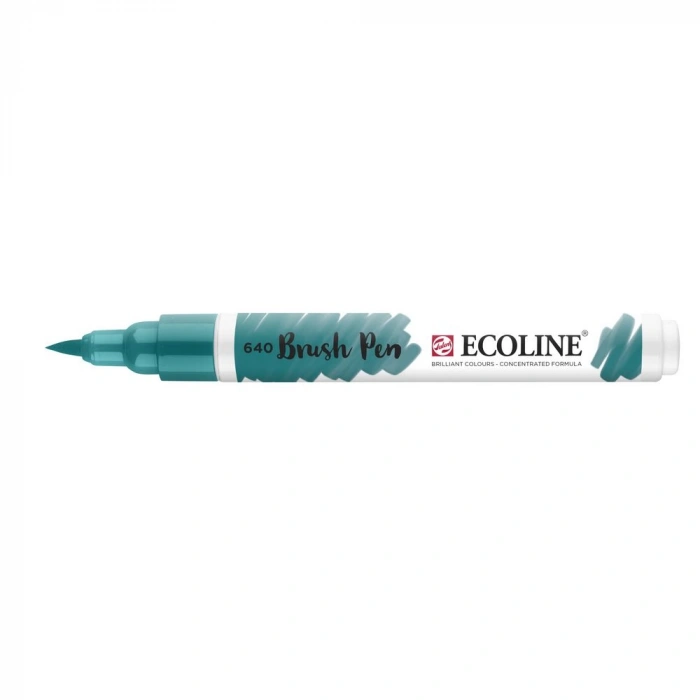 Talens Ecoline Brush Pen Fırça Uçlu Kalem 640 Bluish Green