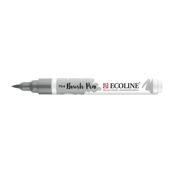 Talens Ecoline Brush Pen Fırça Uçlu Kalem 704 Grey