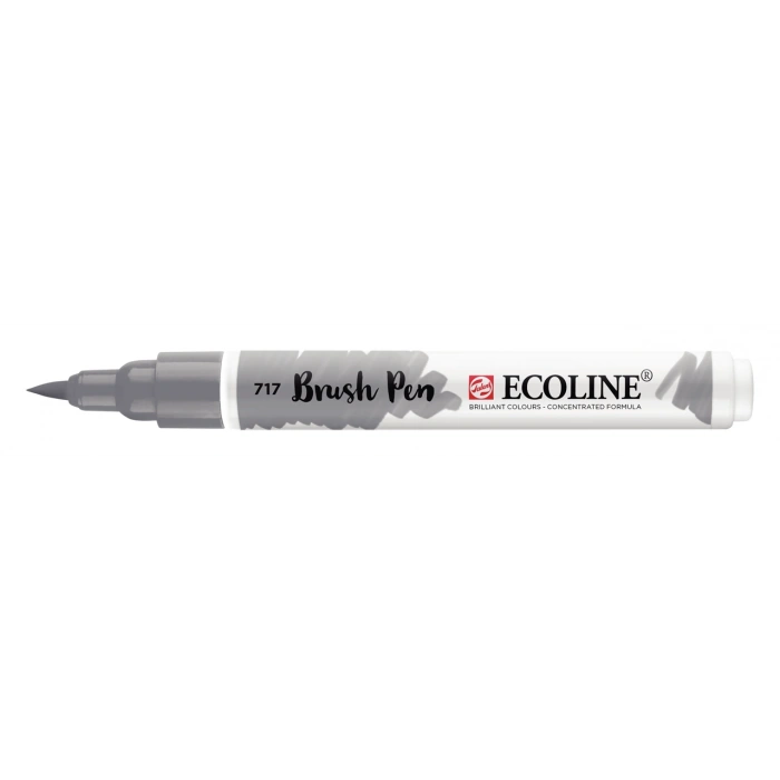 Talens Ecoline Brush Pen Fırça Uçlu Kalem 717 Cold Grey