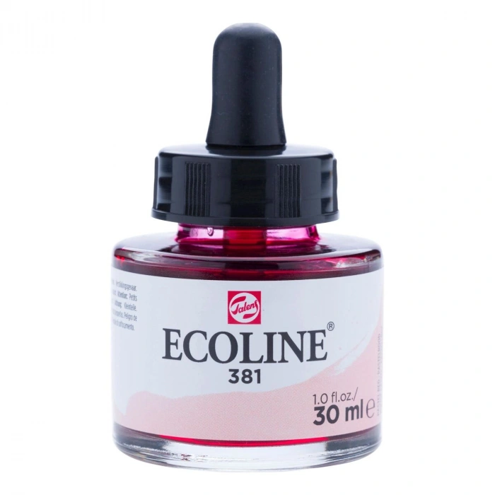 Talens Ecoline Sıvı Suluboya 30 ml. 381 Pastel Red