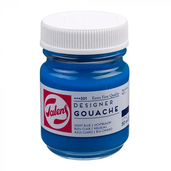 Talens Guaj Boya 50 ml. 501 Light Blue (Cyan)