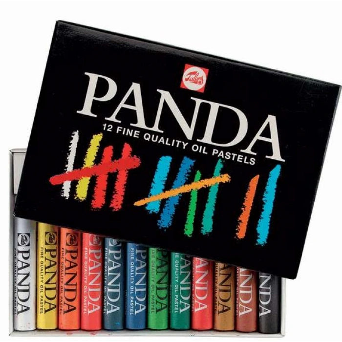Talens Panda Yağlı Pastel Boya Seti 12 Renk