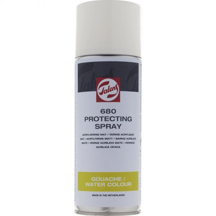 Talens Protecting Spray 680 Suluboya ve Guaj Koruyucu Sprey Vernik 400 ml.