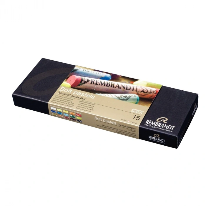 Talens Rembrandt Soft Pastel Boya Seti 15 Renk Tam Boy
