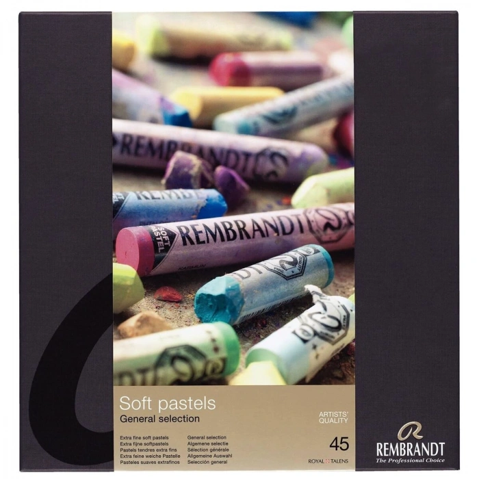 Talens Rembrandt Soft Pastel Boya Seti 45 Renk Tam Boy