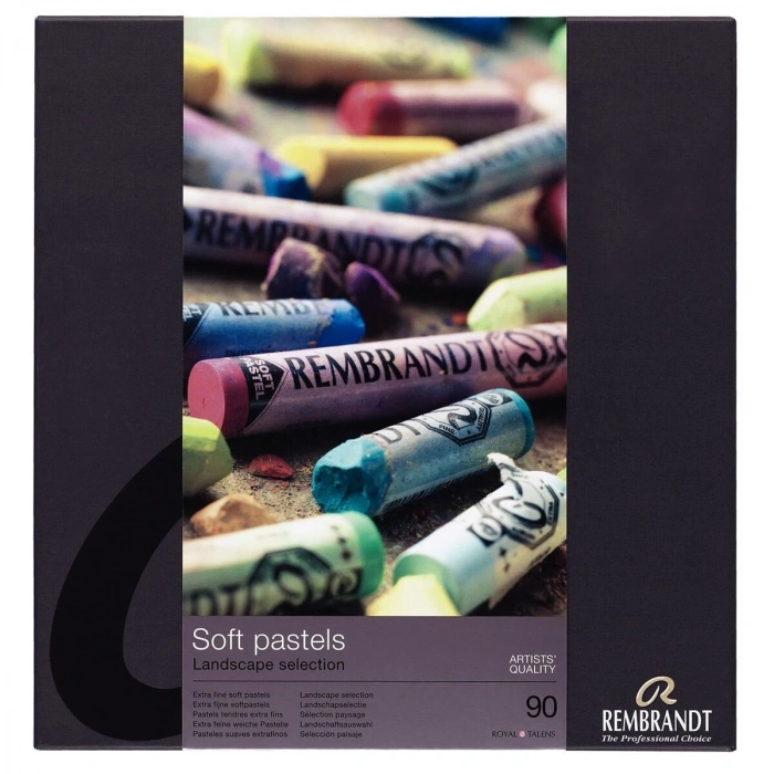 Talens Rembrandt Soft Pastel Boya Seti 90 Renk Tam Boy Manzara