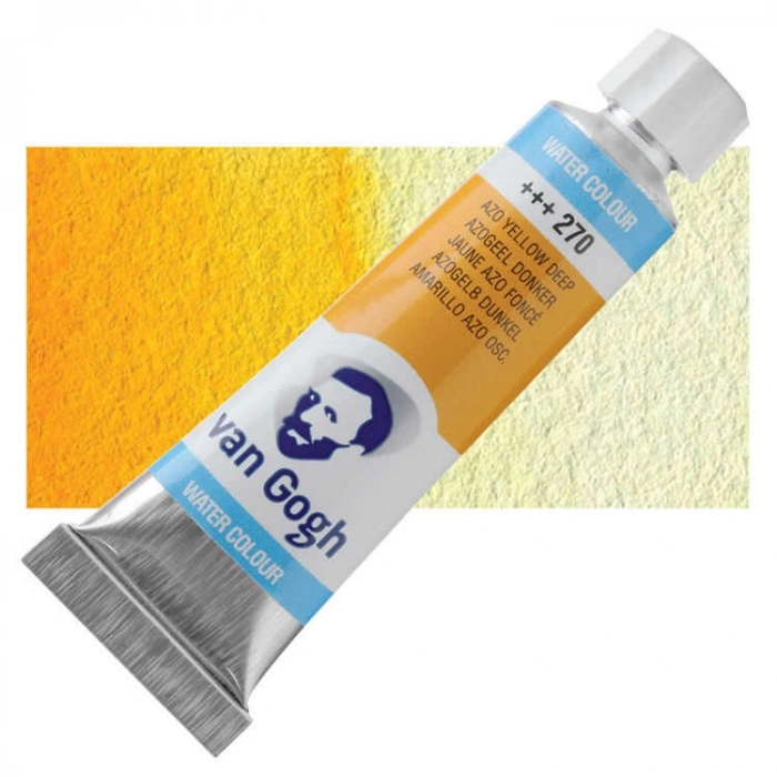 Talens Van Gogh 10 ml. Tüp Sulu Boya 270 Azo Yellow Deep