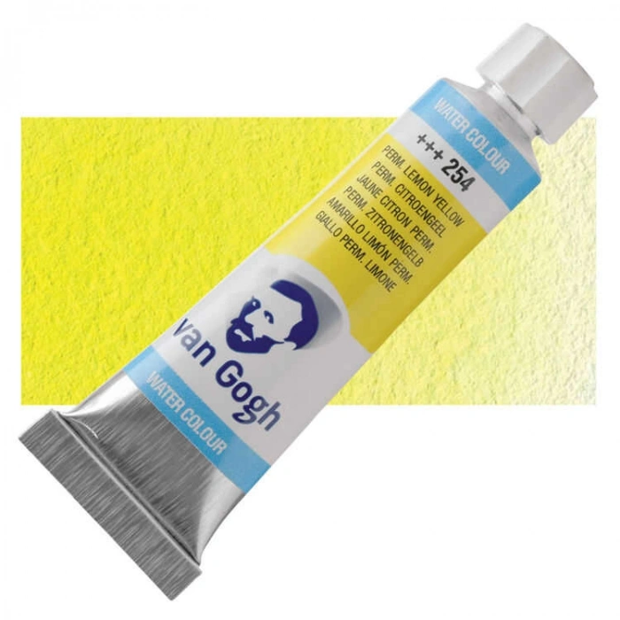 Talens Van Gogh 10 ml. Tüp Sulu Boya 254 Permanent Lemon Yellow