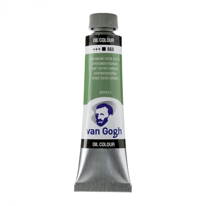 Talens Van Gogh Yağlı Boya 40 ml. 668 Chromium Oxide Green