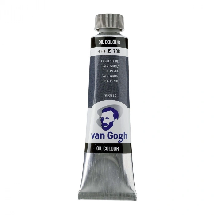 Talens Van Gogh Yağlı Boya 40 ml. 708 Paynes Grey