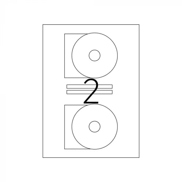 Tanex Laser Etiket Cd Kod 2116 116mm x 41mm