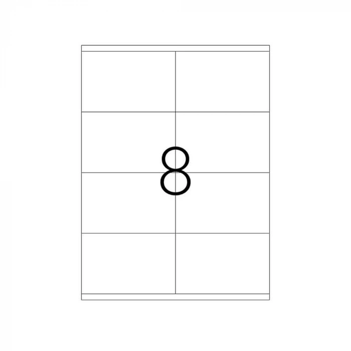 Tanex Laser Etiket Kod 2208 105mm x 70mm