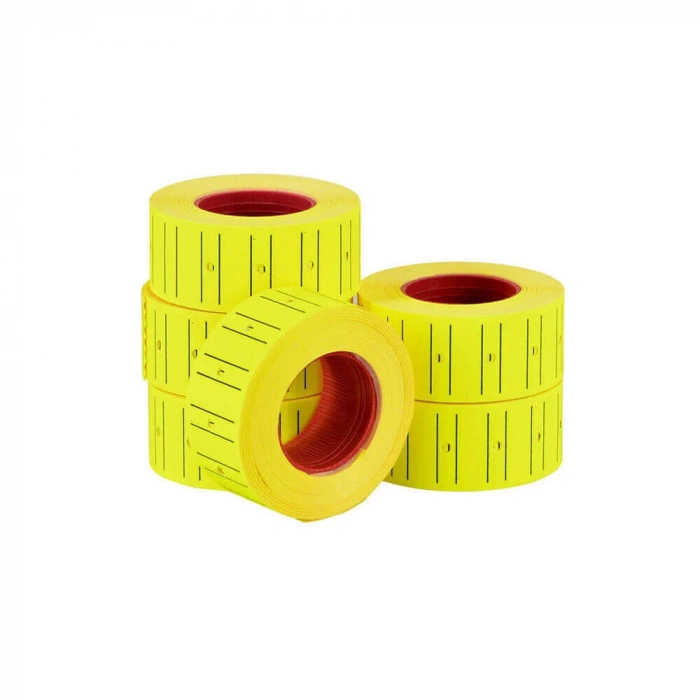 Tanex Motex Çizgili Flo Sarı Etiket 800 Adet