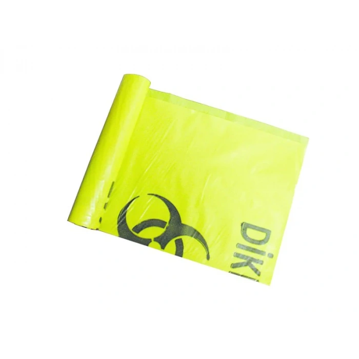 Tehlikeli Atık Poşeti Rulo 55x60 Orta Boy ( 300 Adet )